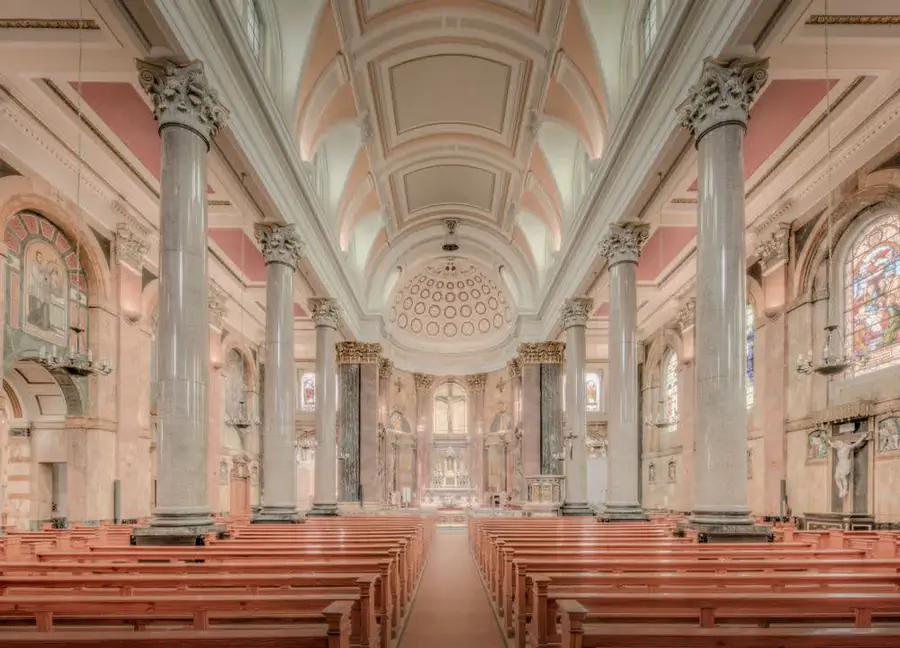Church sanctuary interior